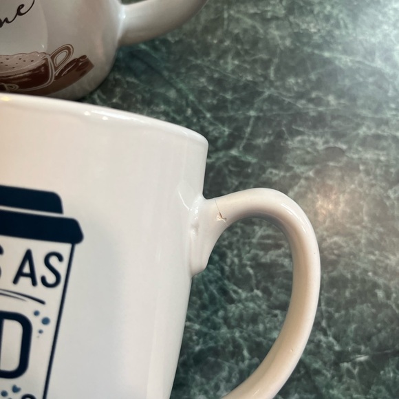 Royal Norfolk 10oz White Coffee Mugs - Set of Two - Picture 3 of 3